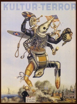 Holland WW2 Military Propaganda Poster The Liberators Vintage German